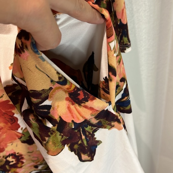 NWOT Bestto Long Sleeve Autumn Floral Dress with Pockets - Picture 6 of 6